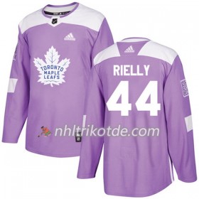 Toronto Maple Leafs Trikot Morgan Rielly 44 Adidas 2017-2018 Lila Fights Cancer Practice Authentic - Herren